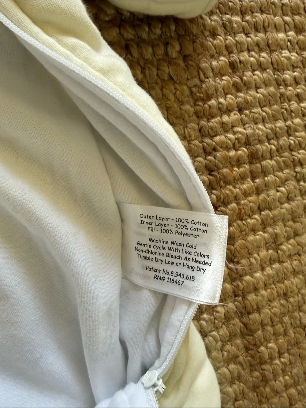 Baby Merlin’s Magic Sleepsuit Small 3-6M Cream Double Zip